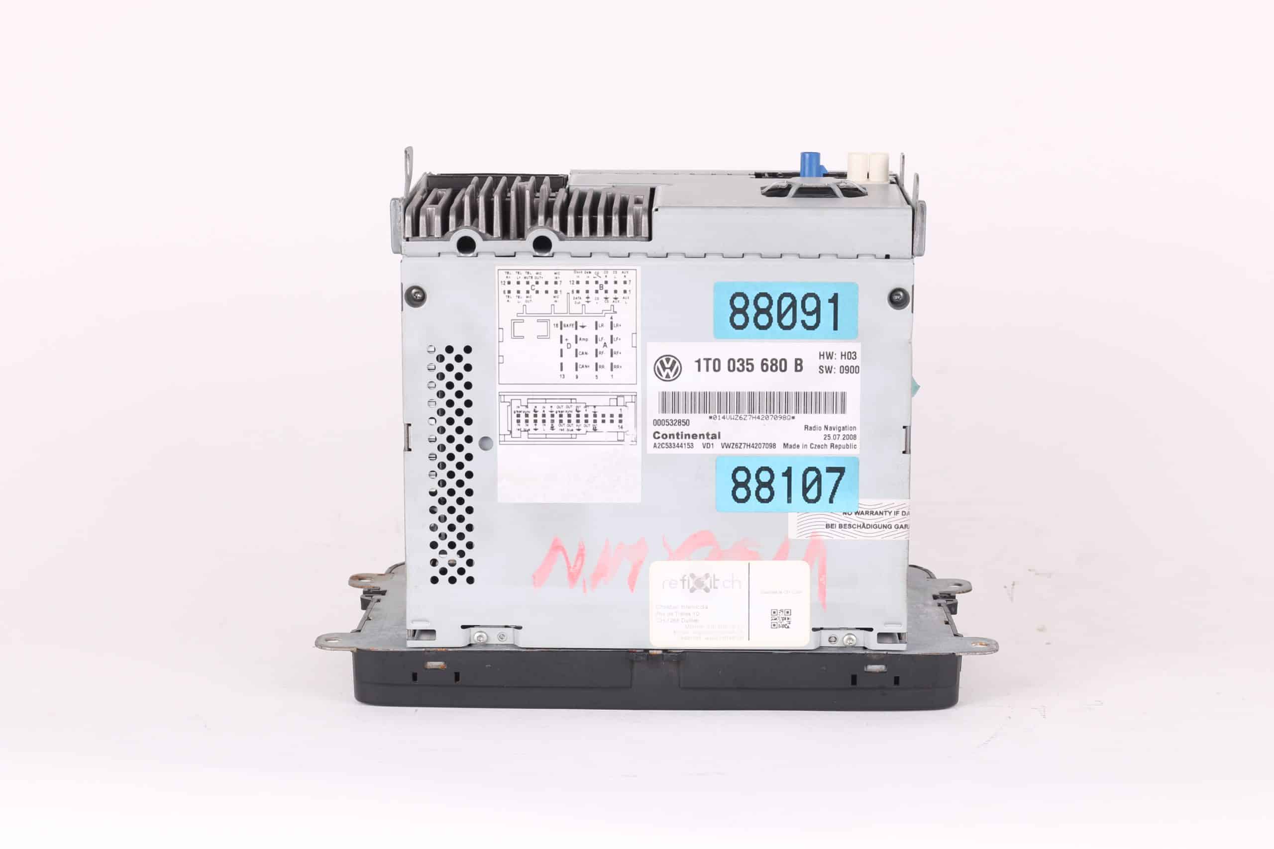 Système multimédia RNS-510 | 1T0 035 680 B - Imagen 5