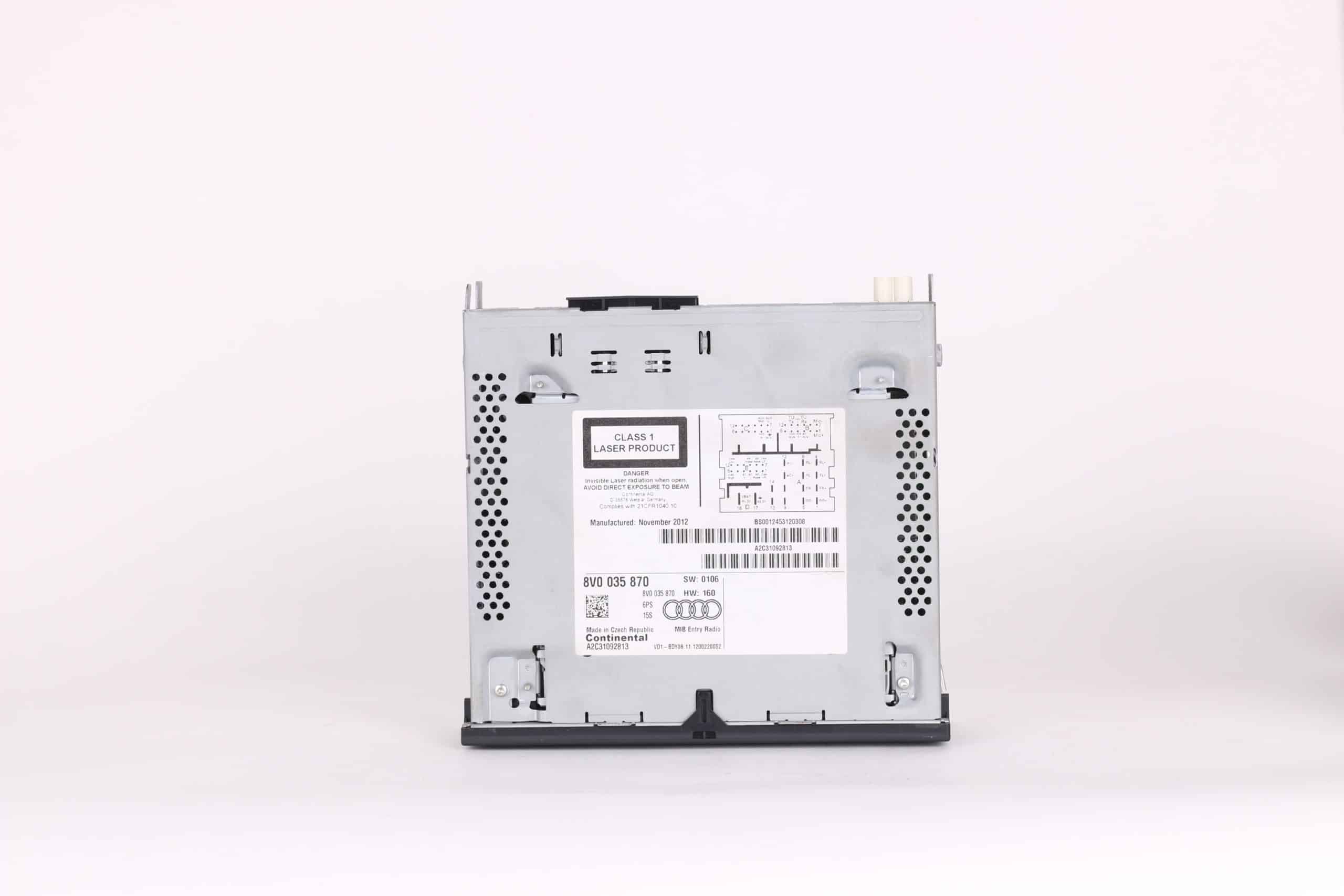 Système multimédia MIB Entry Radio | 8V0 035 870 - Imagen 5