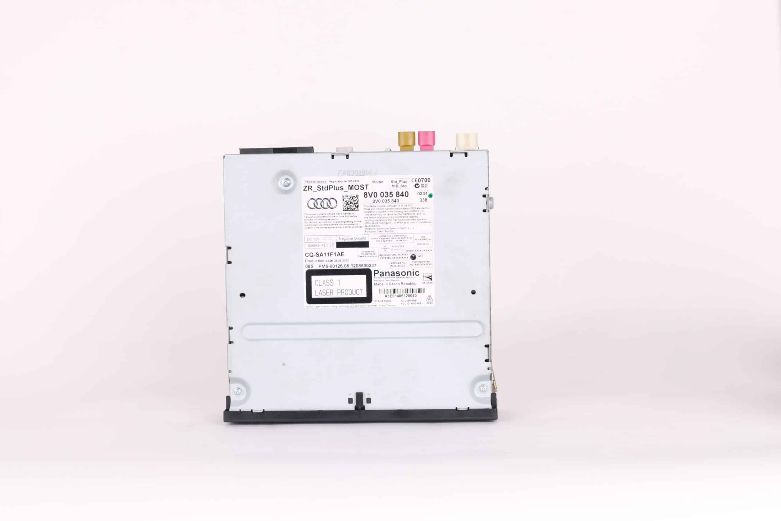 Système multimédia ZR_StdPlus_MOST | 8V0 035 840 - Imagen 5